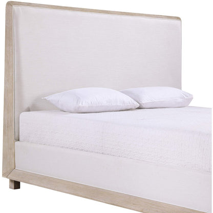 Adagio Natural Fabric Upholstered King Bed (3 Boxes)