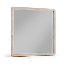 Adagio Natural Solid Wood And Oak Veneer Mirror
