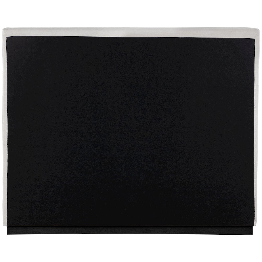 Alfie Beige Linen Textured Fabric King Bed