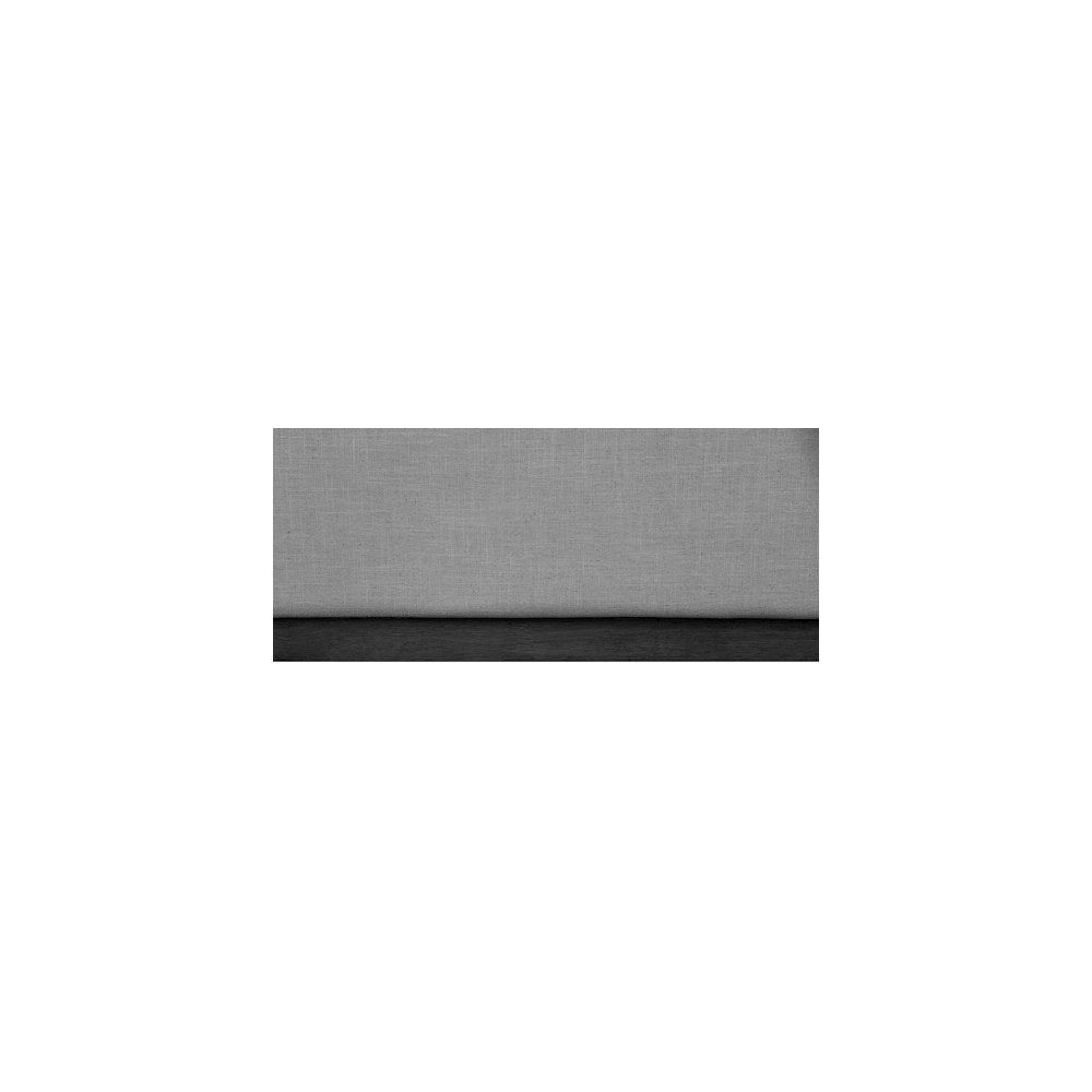 Alfie Grey Linen Textured Fabric King Bed