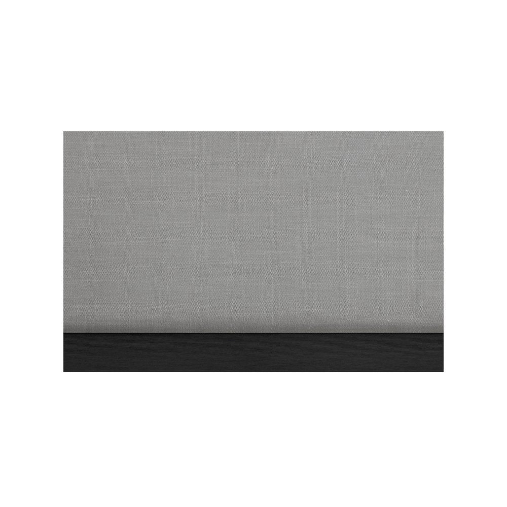 Alfie Grey Linen Textured Fabric Twin Bed