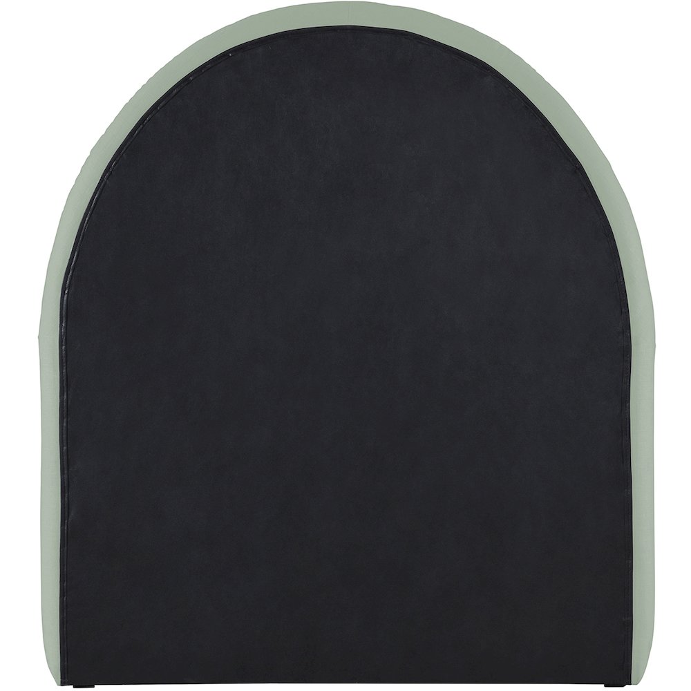 Andaz Mint Chenille Fabric Upholstered Twin Bed