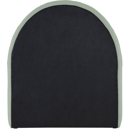 Andaz Mint Chenille Fabric Upholstered Twin Bed
