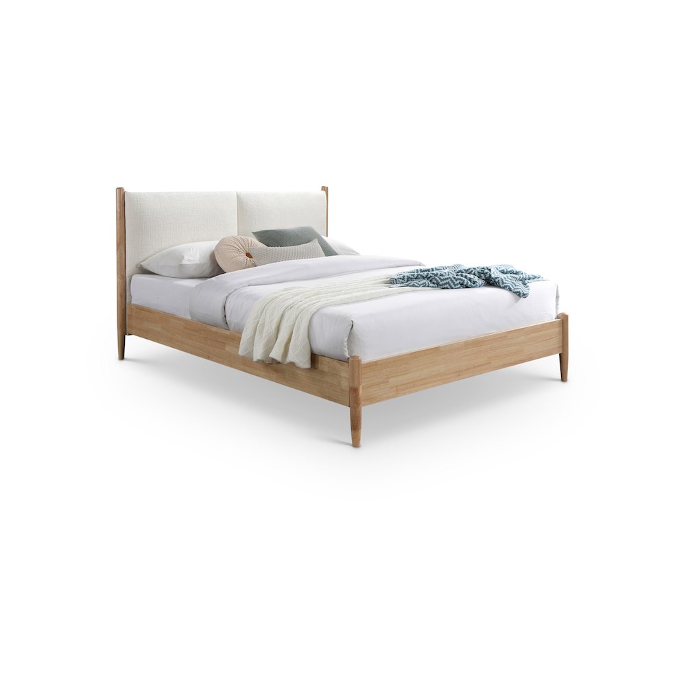 Arbor Cream Fabric Full Bed