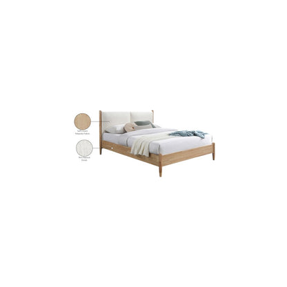 Arbor Cream Fabric Queen Bed