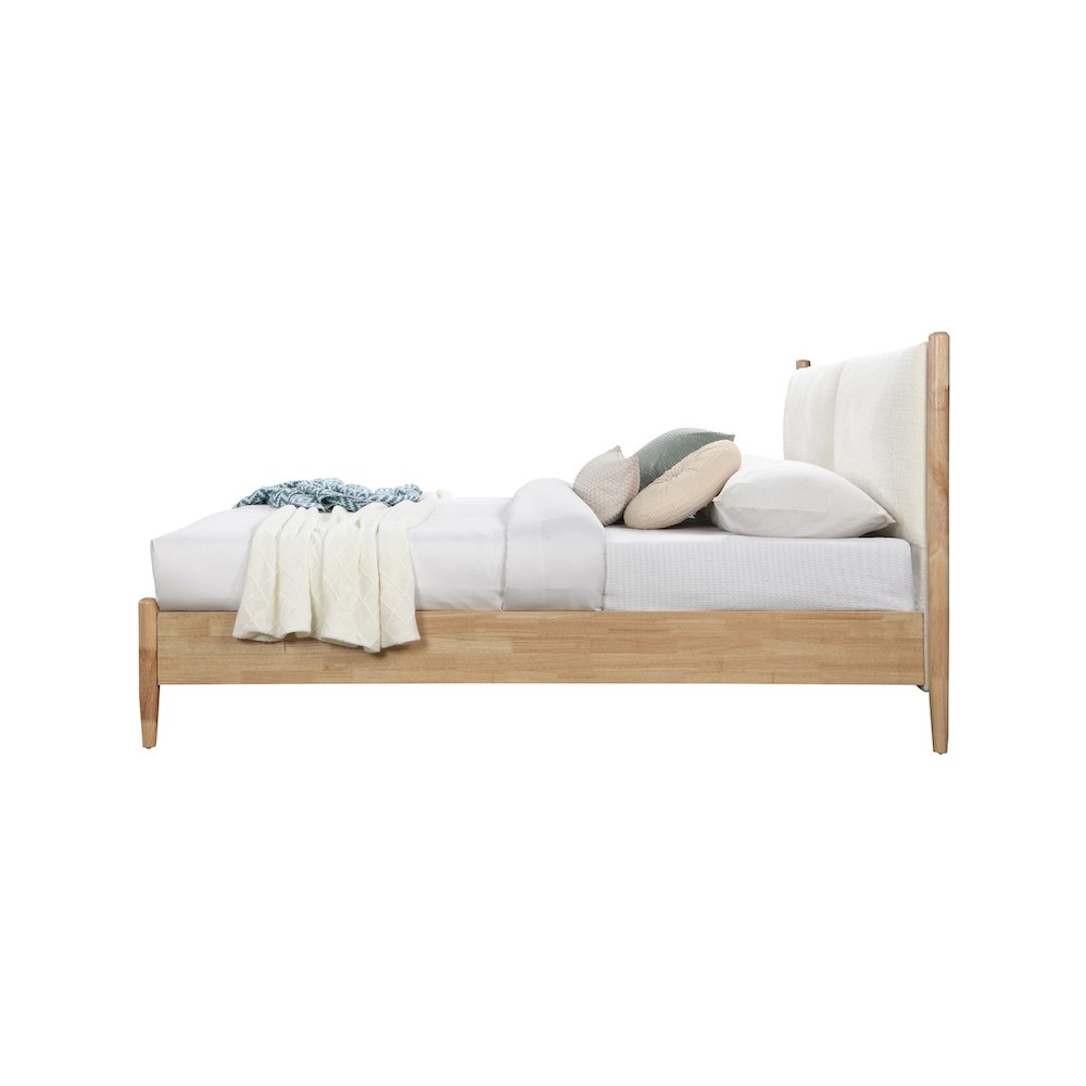 Arbor Cream Fabric Queen Bed