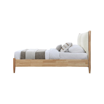 Arbor Cream Fabric Twin Bed