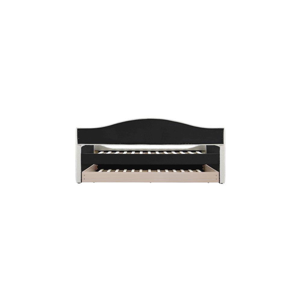 Arlo Cream Boucle Fabric Upholstered Twin Daybed