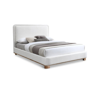 Nolita Cream Linen Textured Fabric Full Bed