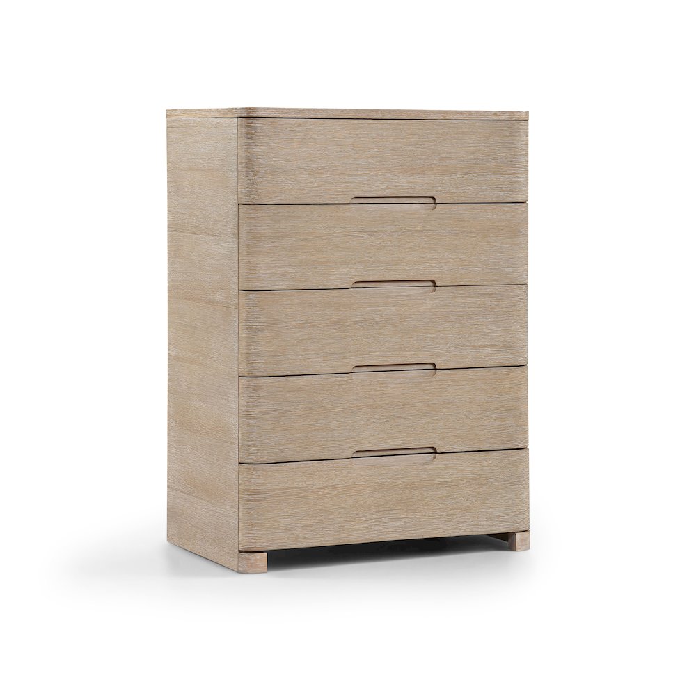Caswell Natural Oak Veneer And Solid Wood Chest