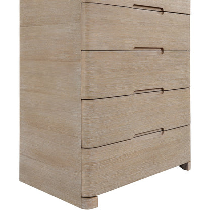 Caswell Natural Oak Veneer And Solid Wood Chest