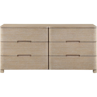 Caswell Natural Oak Veneer And Solid Wood Dresser