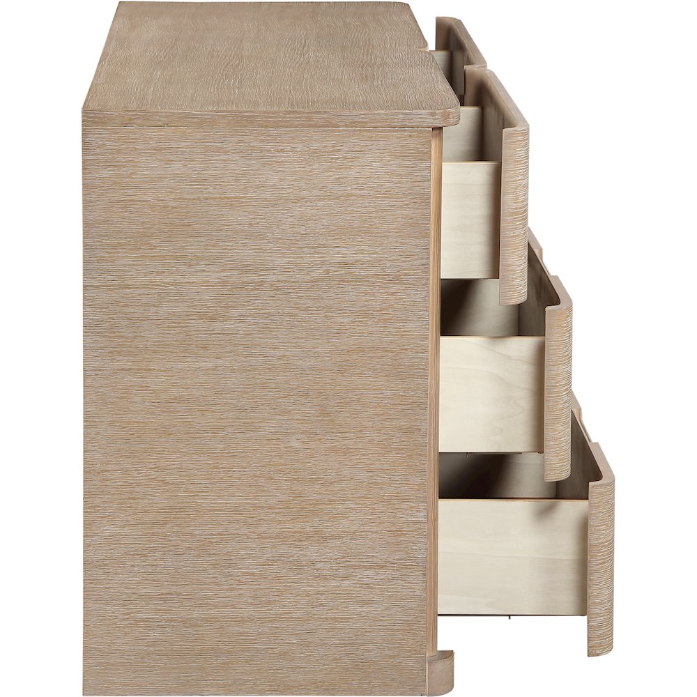 Caswell Natural Oak Veneer And Solid Wood Dresser