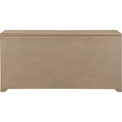 Caswell Natural Oak Veneer And Solid Wood Dresser
