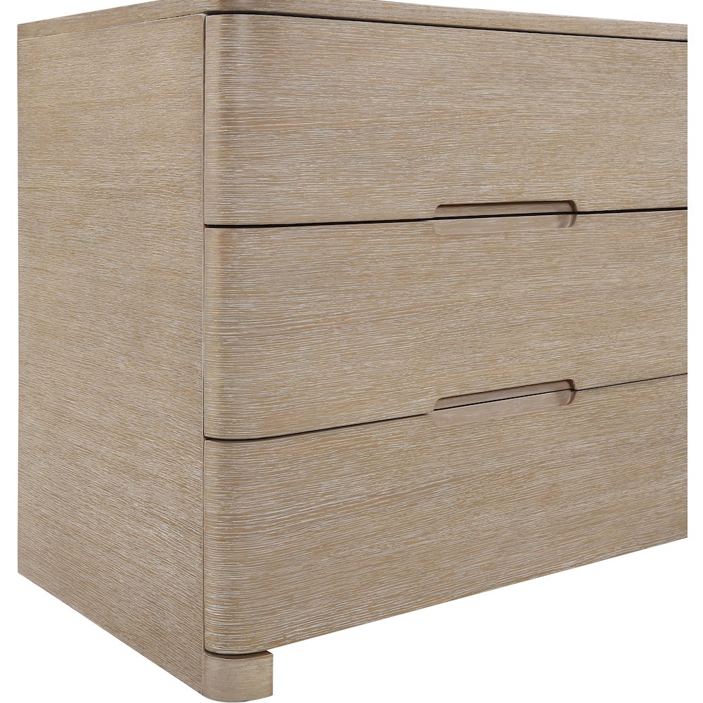 Caswell Natural Oak Veneer And Solid Wood Dresser
