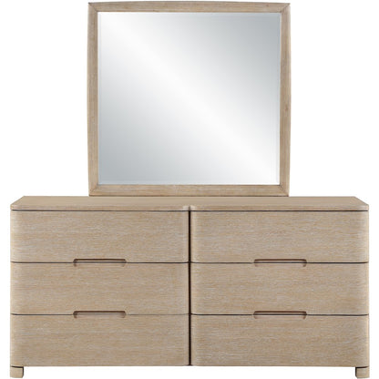 Caswell Natural Oak Veneer And Solid Wood Dresser