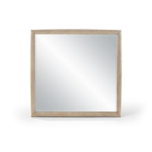 Caswell Natural Oak Veneer And Solid Wood Mirror