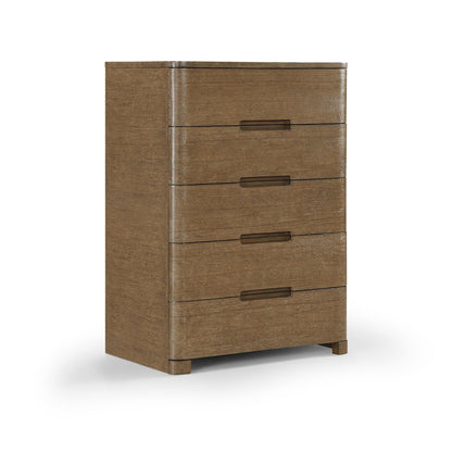 Caswell Brown Oak Veneer And Solid Wood Chest