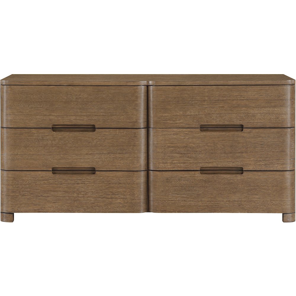 Caswell Brown Oak Veneer And Solid Wood Dresser