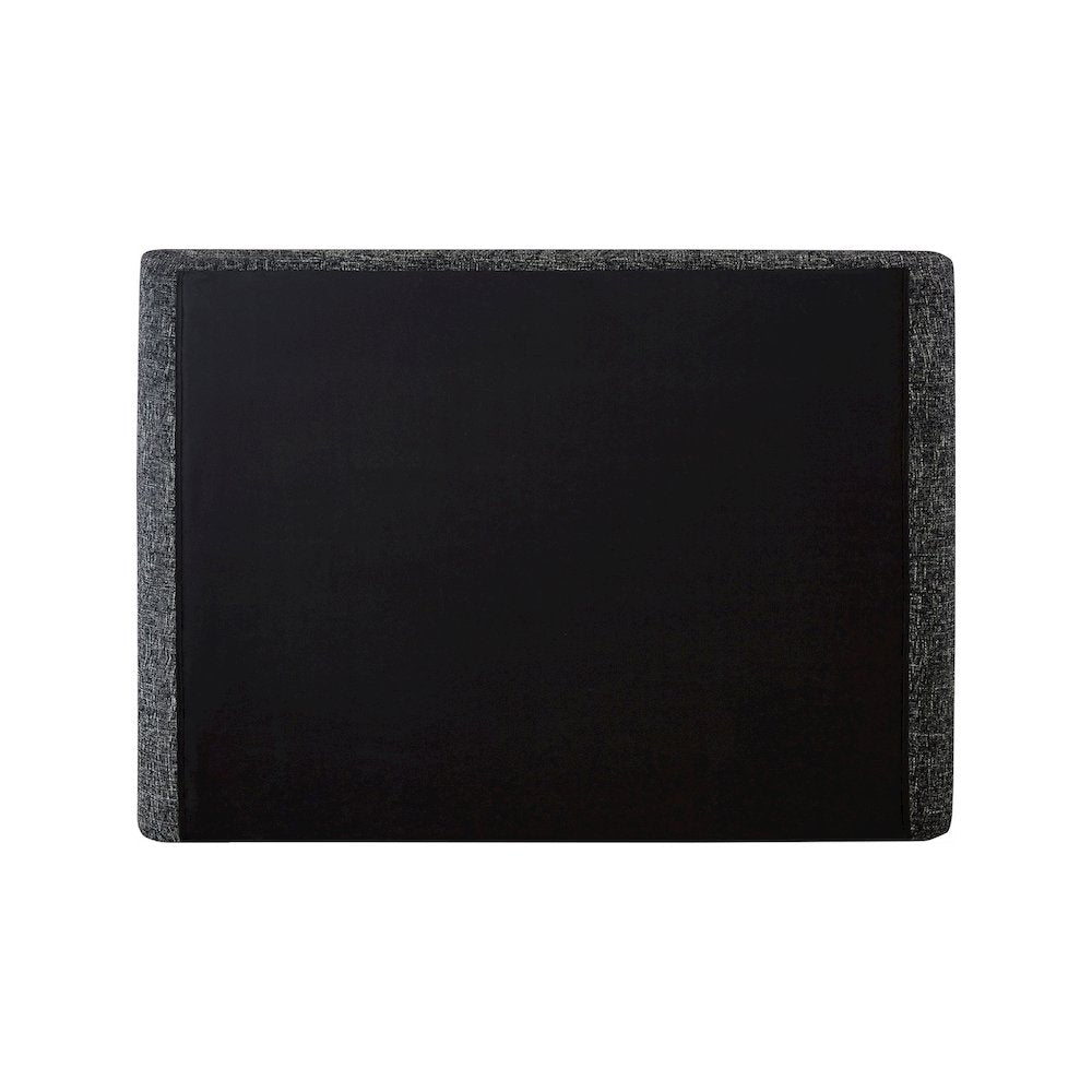 Penny Black Polyester Fabric King Bed