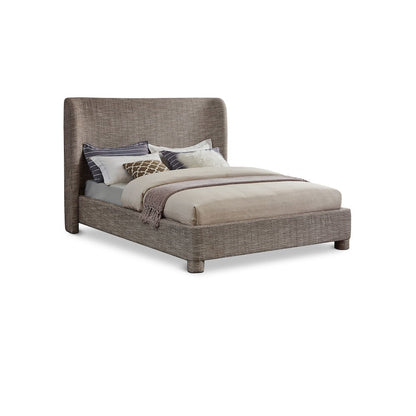 Penny Brown Polyester Fabric Full Bed