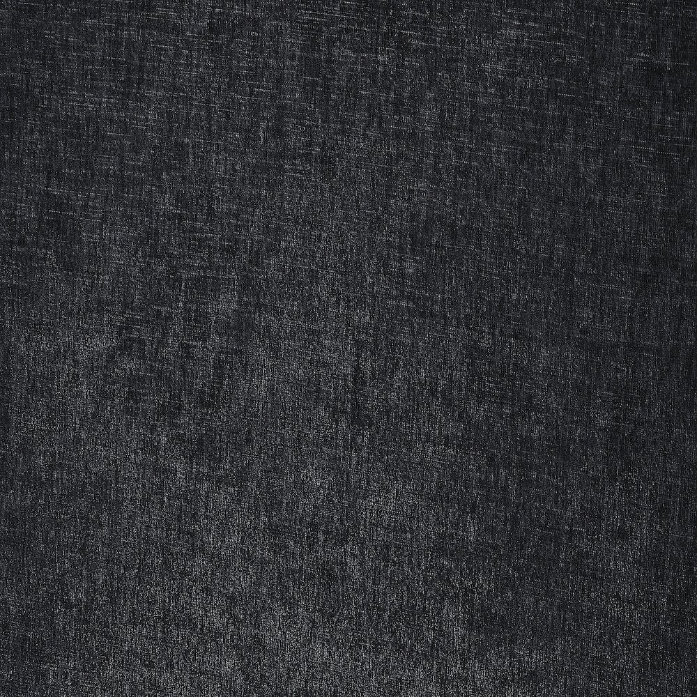 Penny Black Chenille Fabric Queen Bed