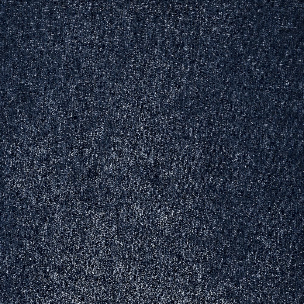 Penny Navy Chenille Fabric King Bed