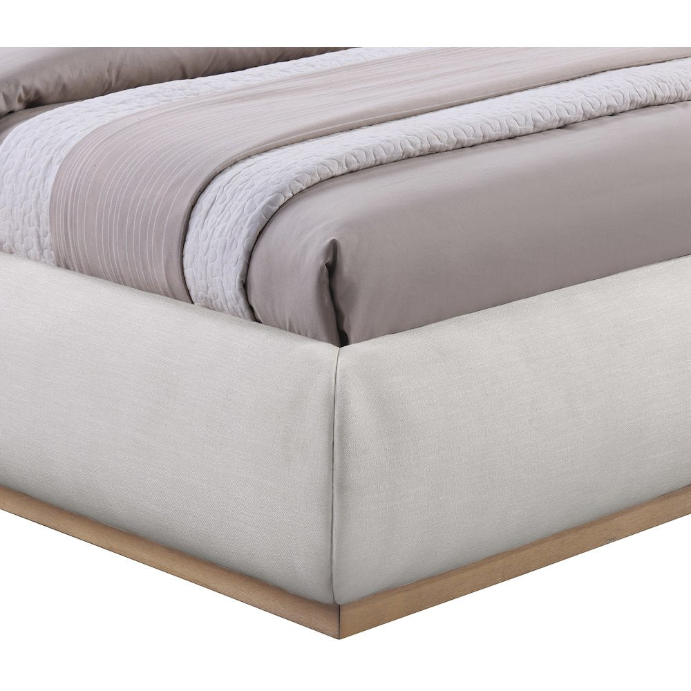 Vaughn Cream Queen Bed