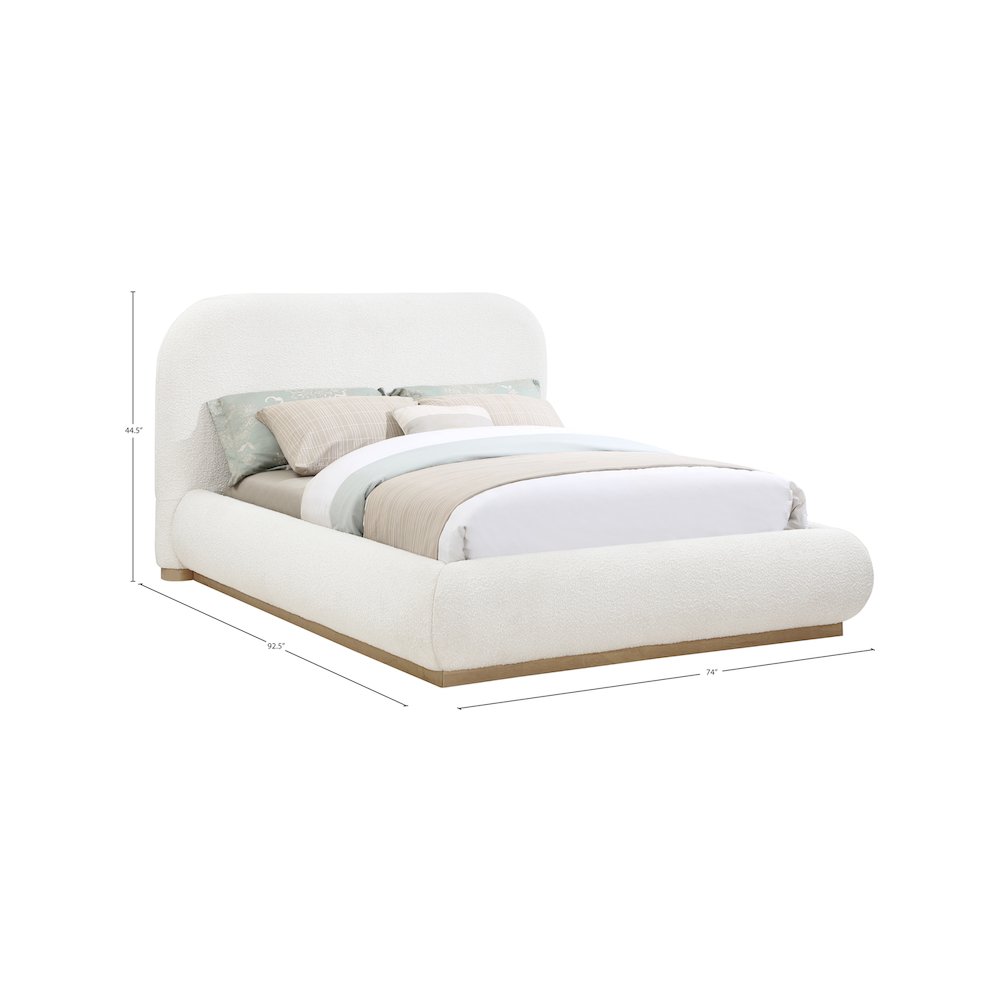 Vaughn Cream Queen Bed