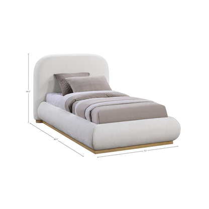 Vaughn Cream Twin Bed