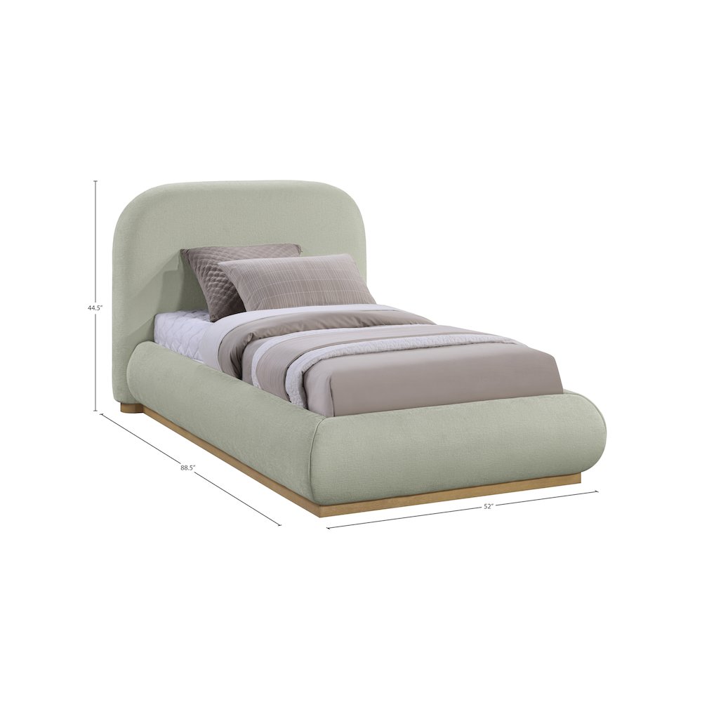 Vaughn Mint Twin Bed