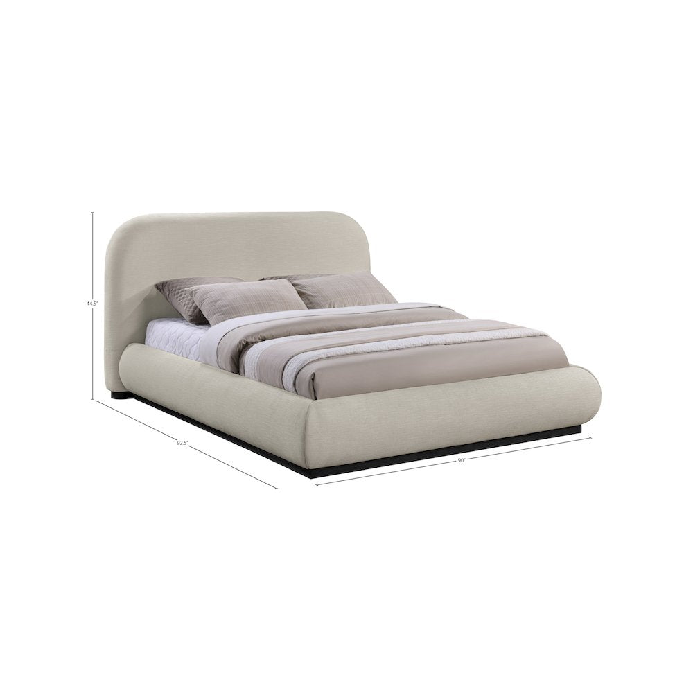 Vaughn Beige King Bed