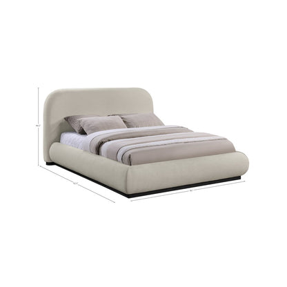 Vaughn Beige King Bed