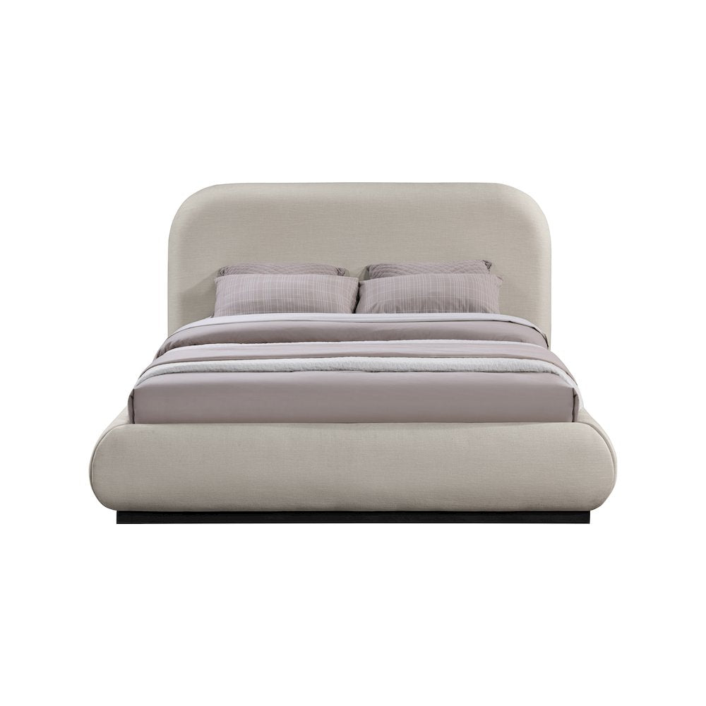 Vaughn Beige Queen Bed