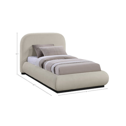 Vaughn Beige Twin Bed