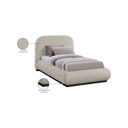 Vaughn Beige Twin Bed