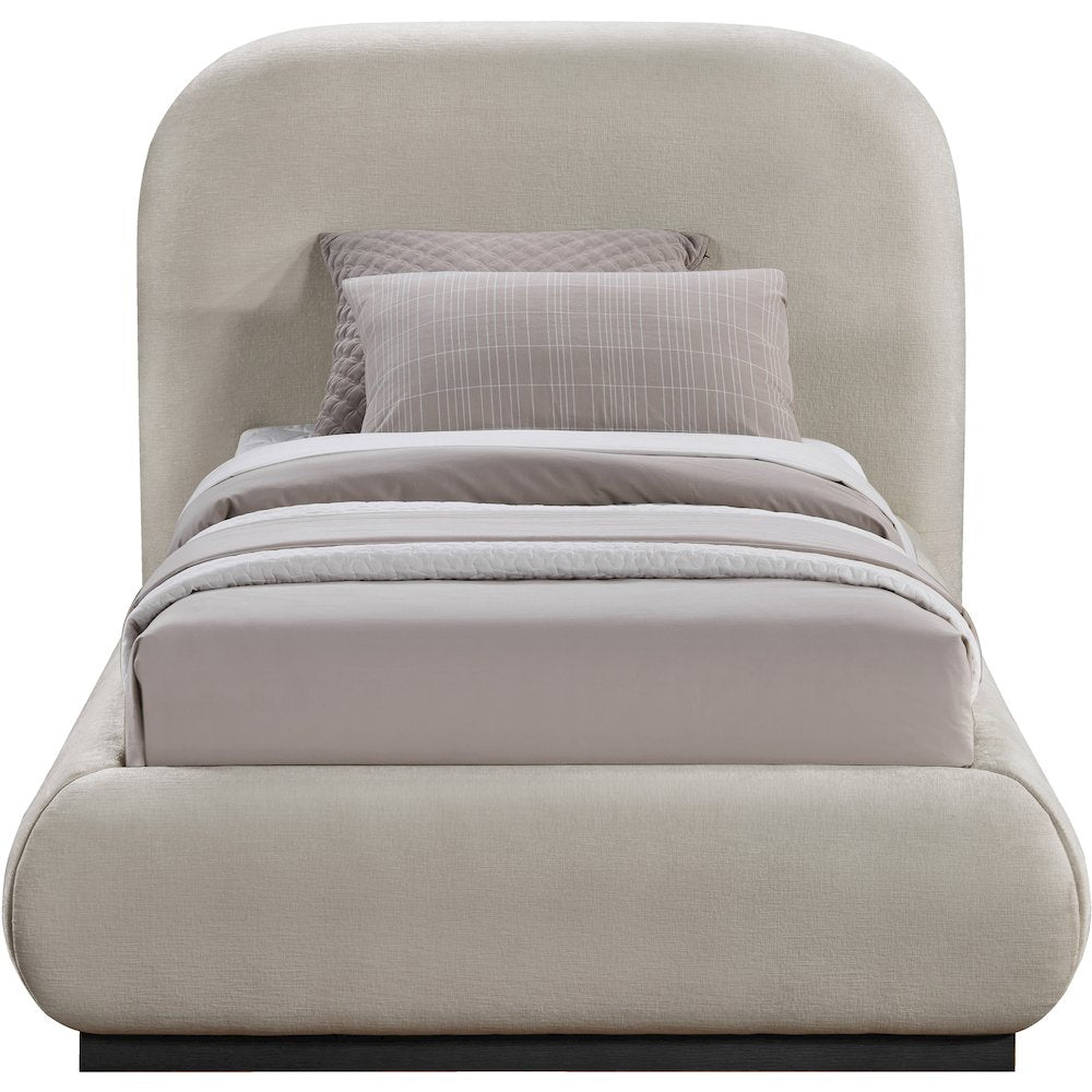 Vaughn Beige Twin Bed