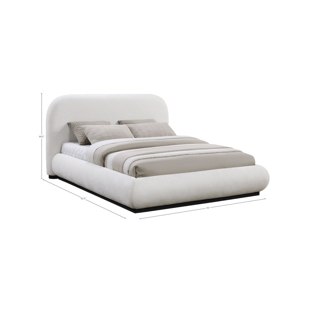 Vaughn Cream Queen Bed