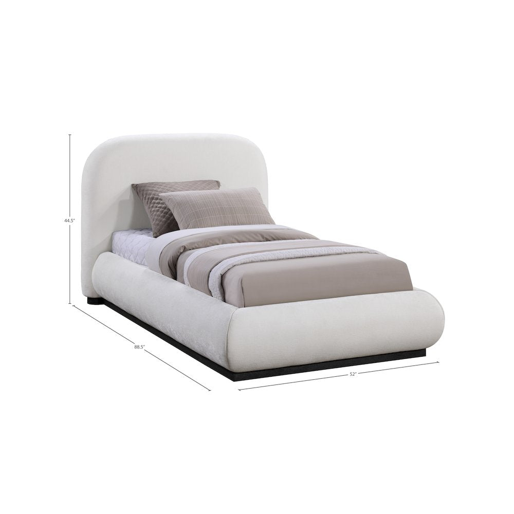 Vaughn Cream Twin Bed