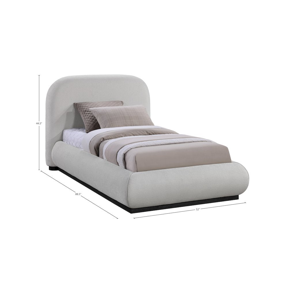 Vaughn Grey Twin Bed