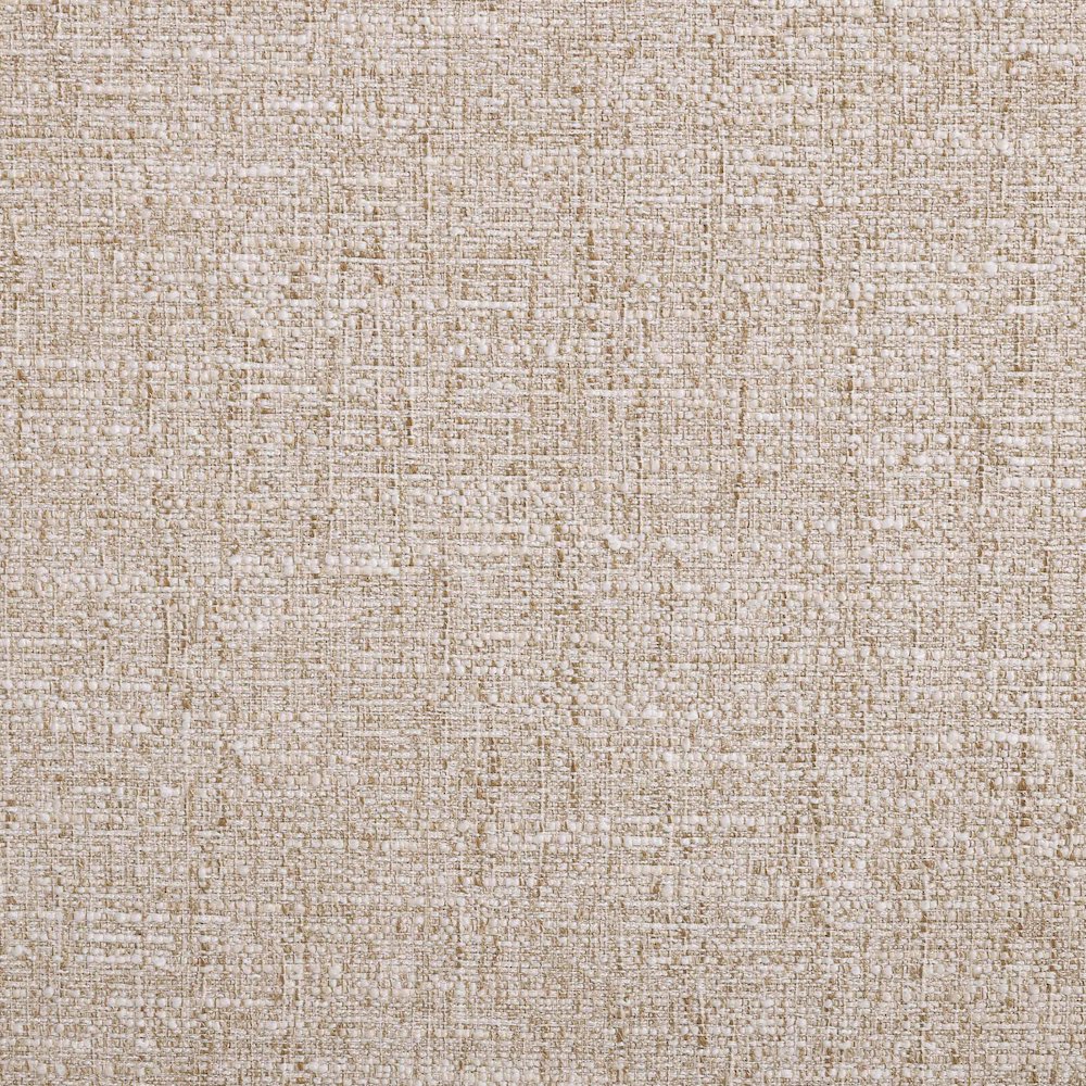 Fira Beige Linen Textured Fabric Upholstered King Bed