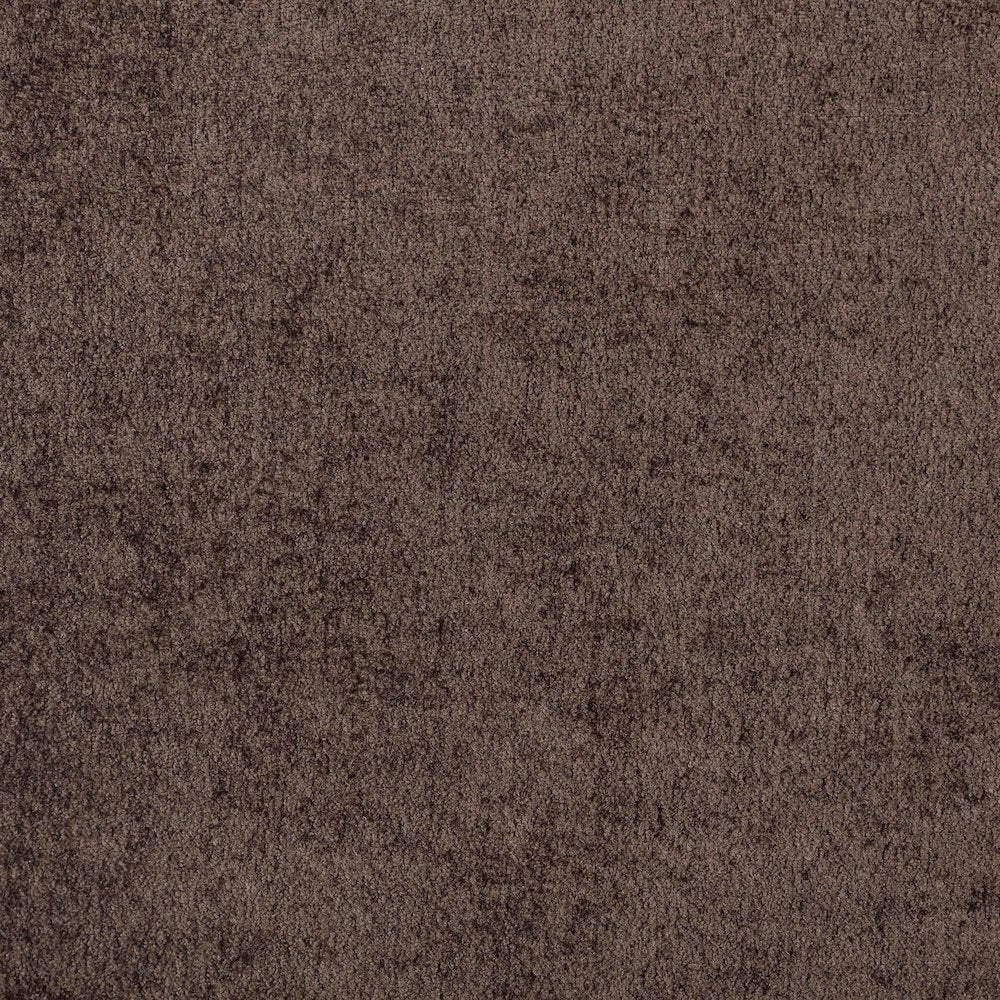 Fira Brown Chenille Fabric Upholstered Queen Bed