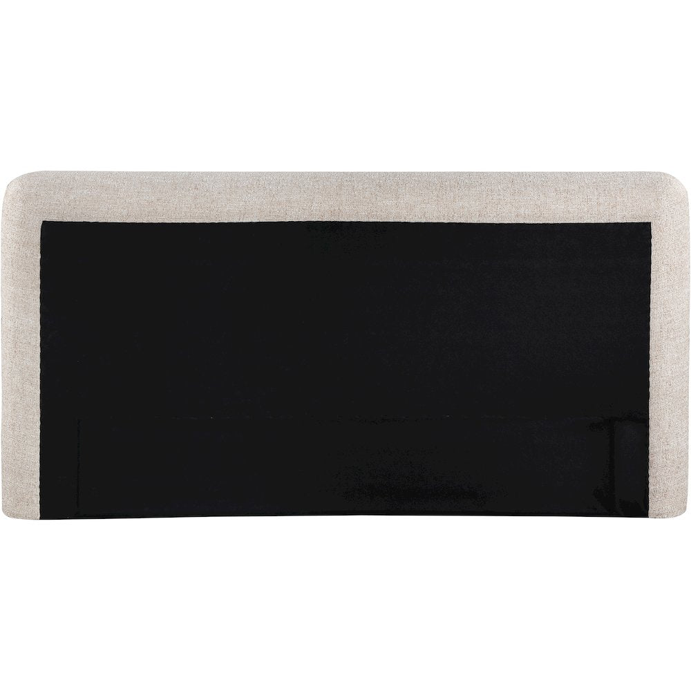 Blair Beige Fabric Upholstered Queen Bed