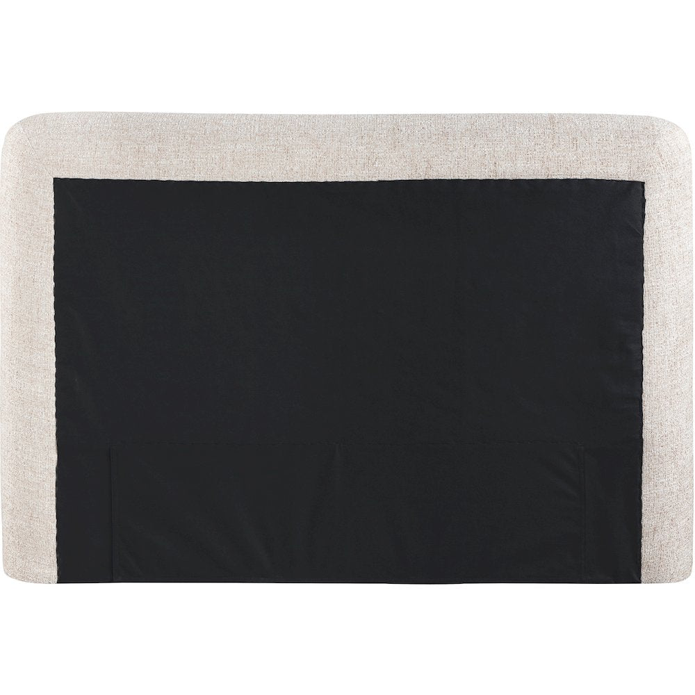 Blair Beige Fabric Upholstered Twin Bed