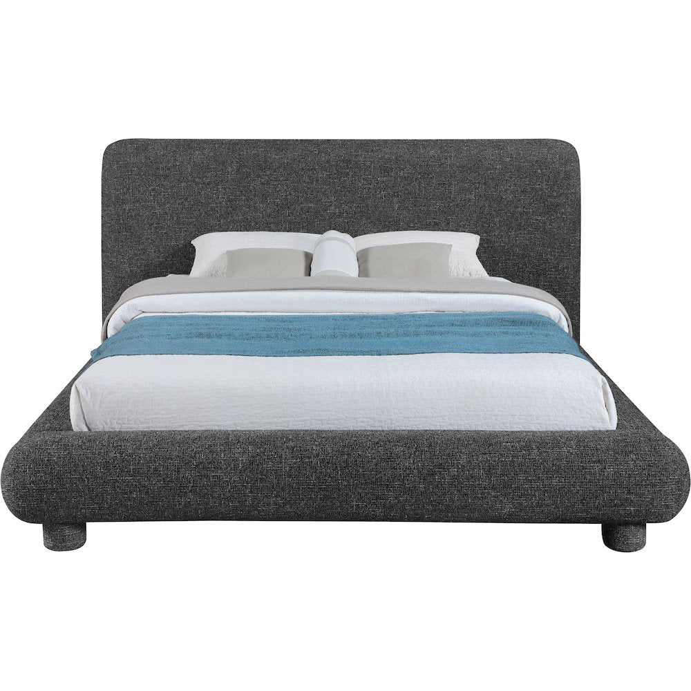 Blair Black Fabric Upholstered Full Bed