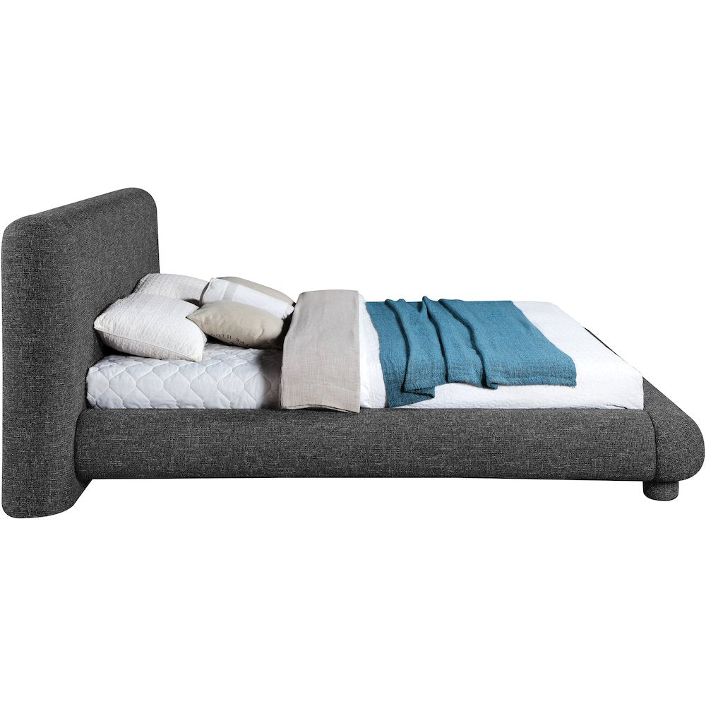 Blair Black Fabric Upholstered Full Bed