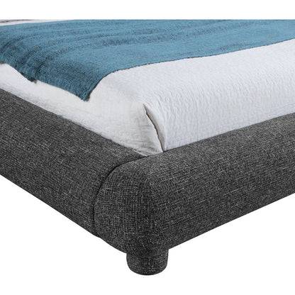Blair Black Fabric Upholstered Full Bed