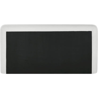 Blair Cream Fabric Upholstered Full Bed