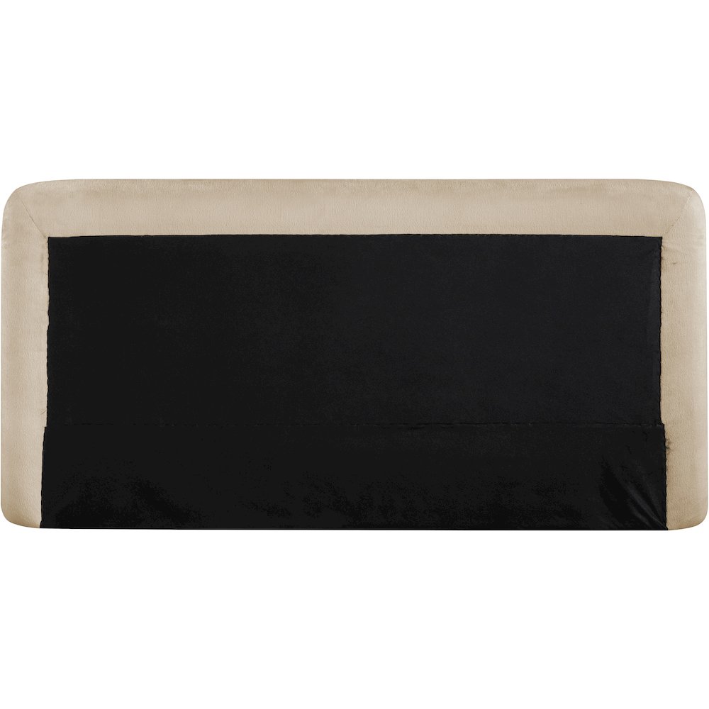 Blair Beige Chenille Fabric Upholstered Full Bed