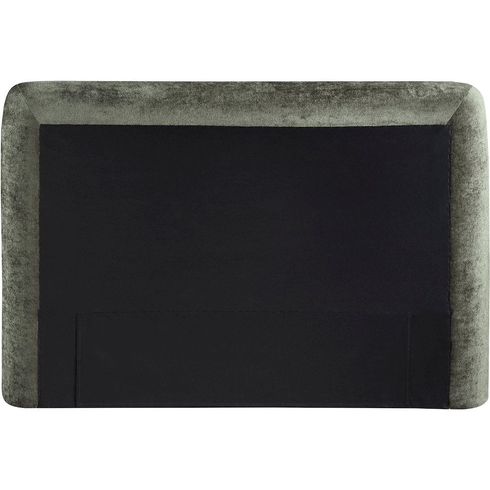 Blair Green Chenille Fabric Upholstered Twin Bed